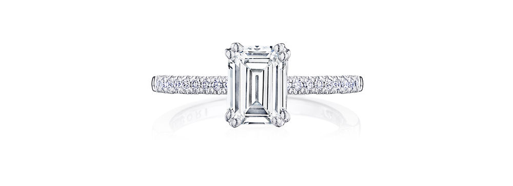 Tacori Emerald-Cut Solitaire Engagement Ring