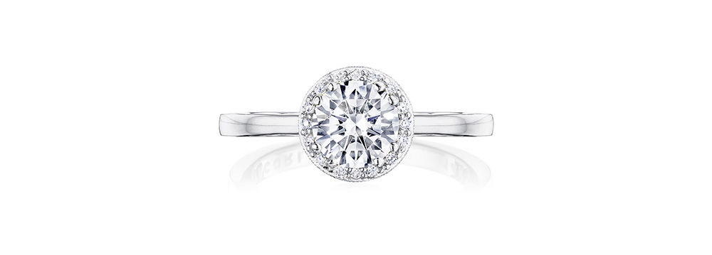 Tacori Round-Cut Diamond Engagement Ring
