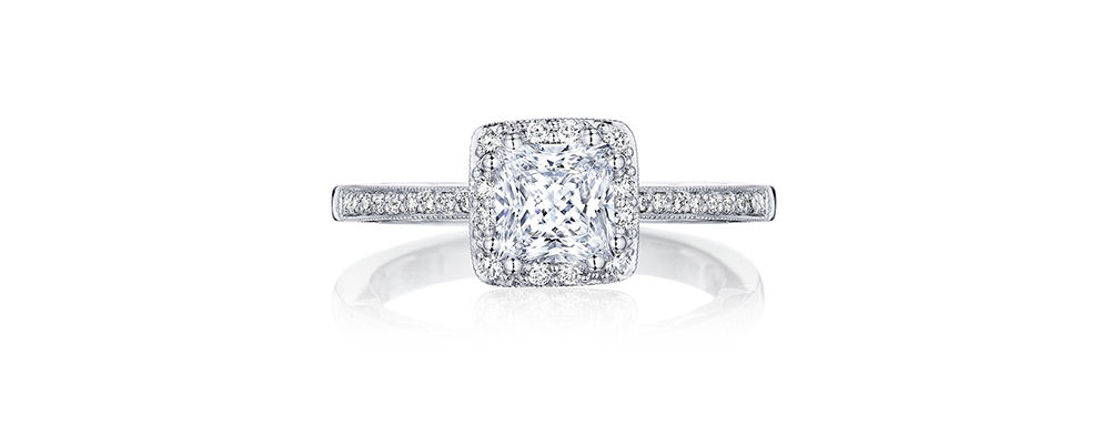 Tacori Classic Princess-Cut Engagement Ring