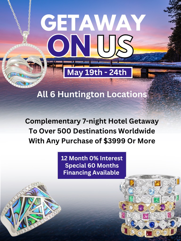 Getaway On Us 2025 with Huntington Fine Jewelers