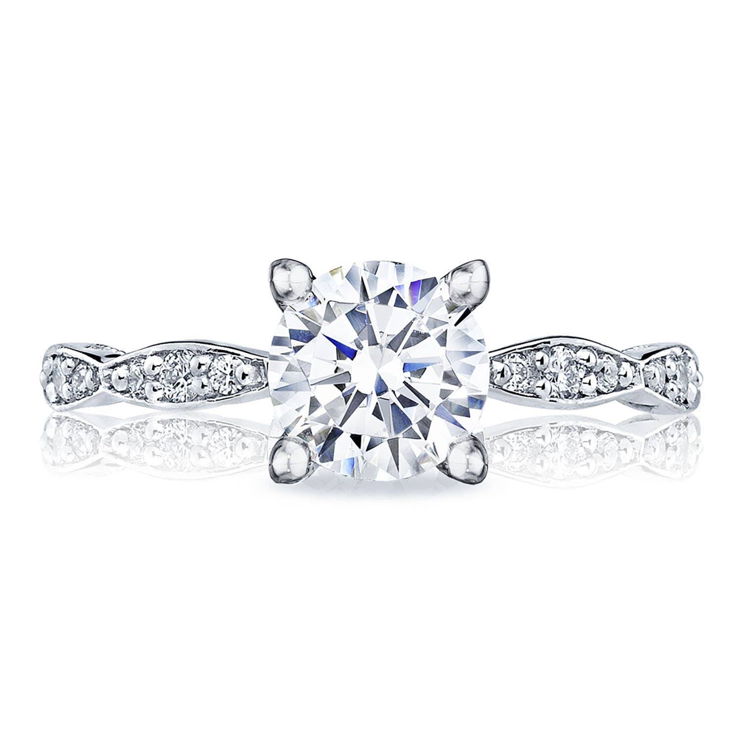 TACORI Sculpted Crescent Engagement Ring 46-2RD65