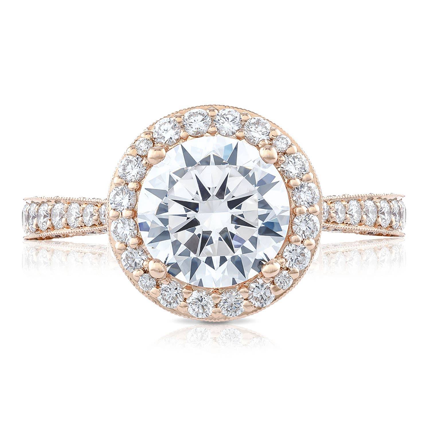 TACORI Classic Crescent, RoyalT Engagement Ring HT2650RD8PK TACORI Classic Crescent, RoyalT Engagement Ring HT2650RD8PK