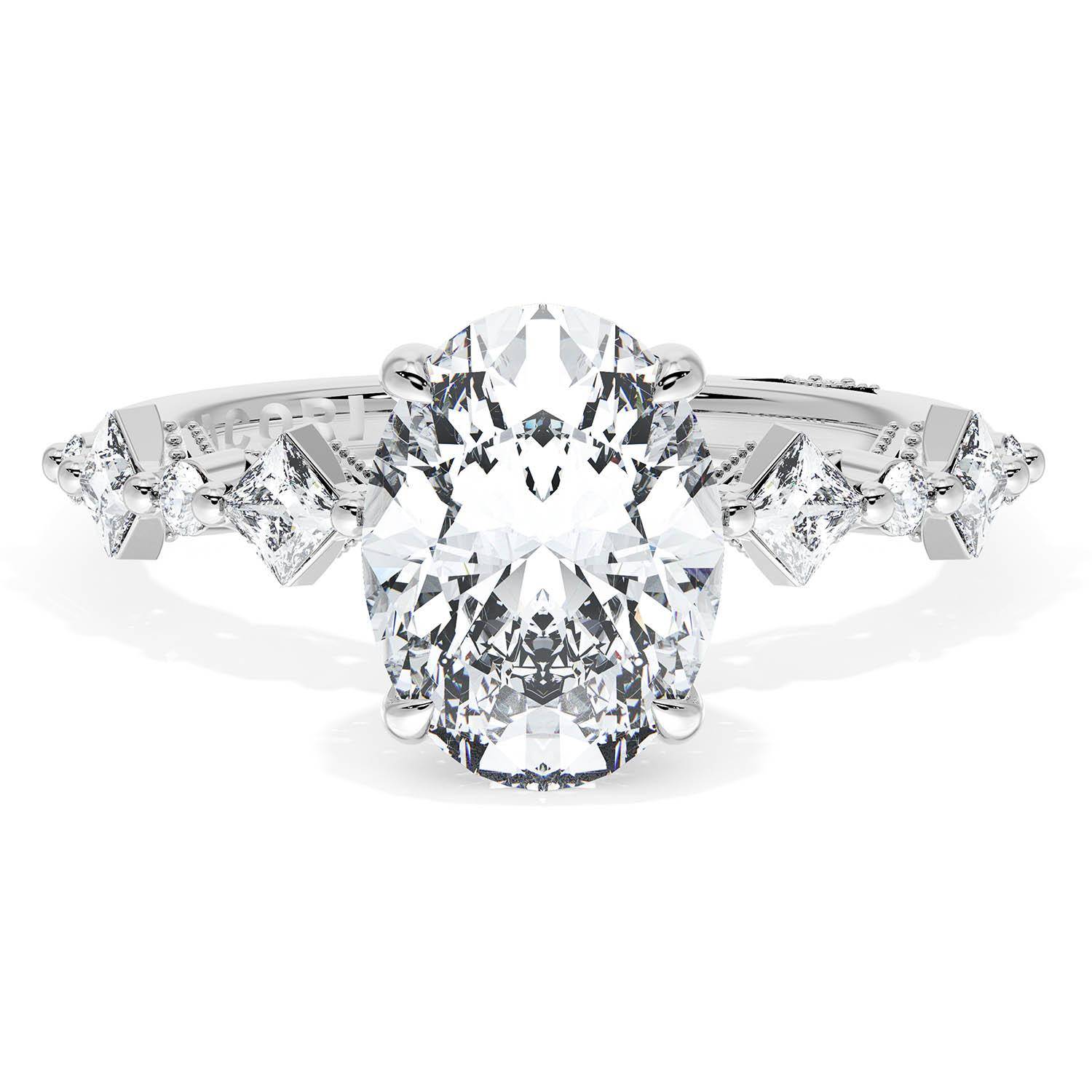 TACORI Sculpted Crescent Engagement Ring 272937OV95x7PL