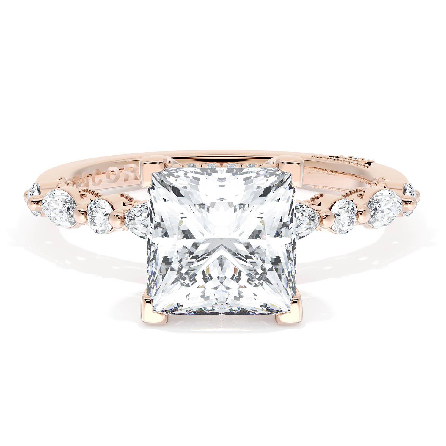 TACORI Sculpted Crescent Engagement Ring 272822PR7PK