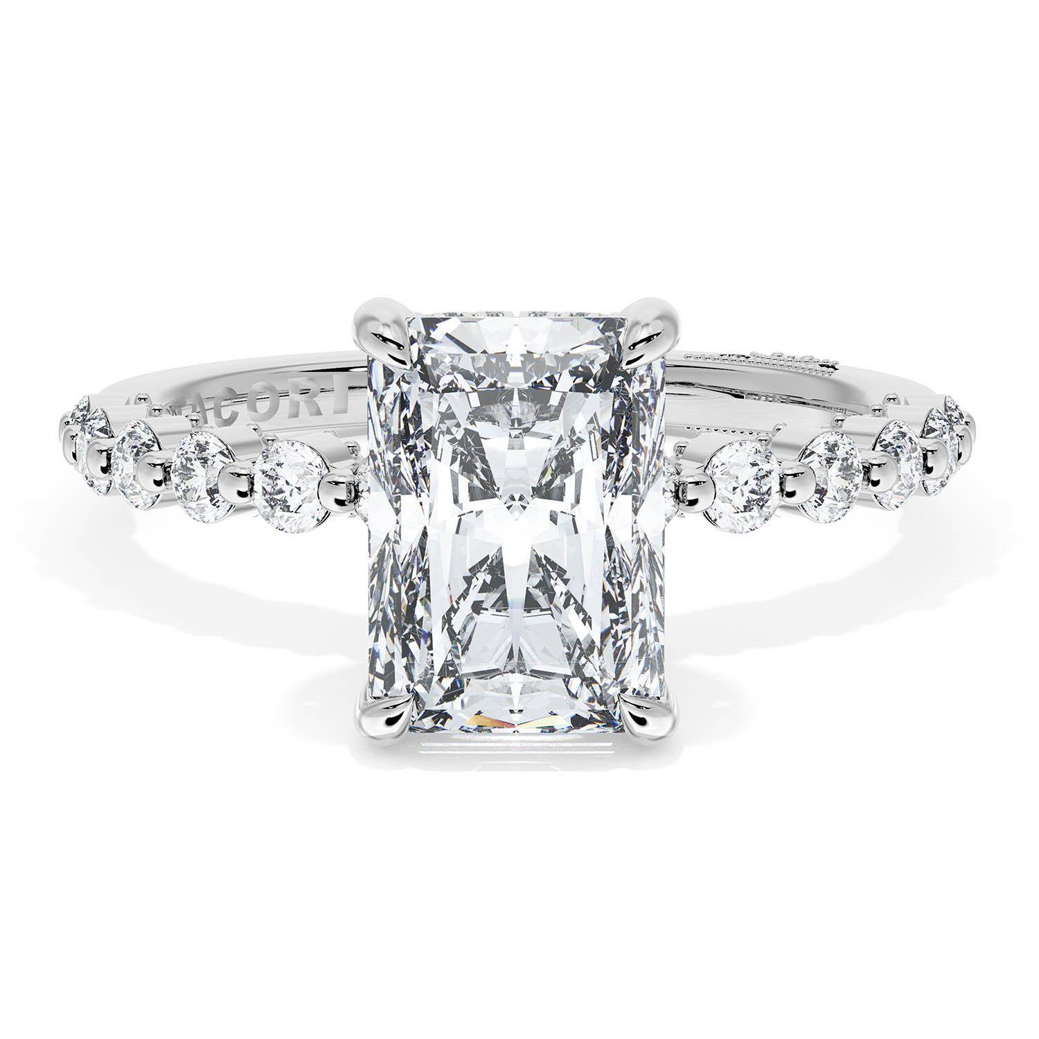 TACORI Sculpted Crescent Engagement Ring 2666RAD85x6PL TACORI Sculpted Crescent Engagement Ring 2666RAD85x6PL