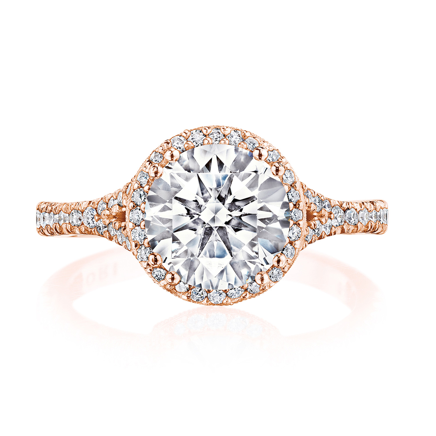 TACORI Dantela Engagement Ring 2672RD8PK