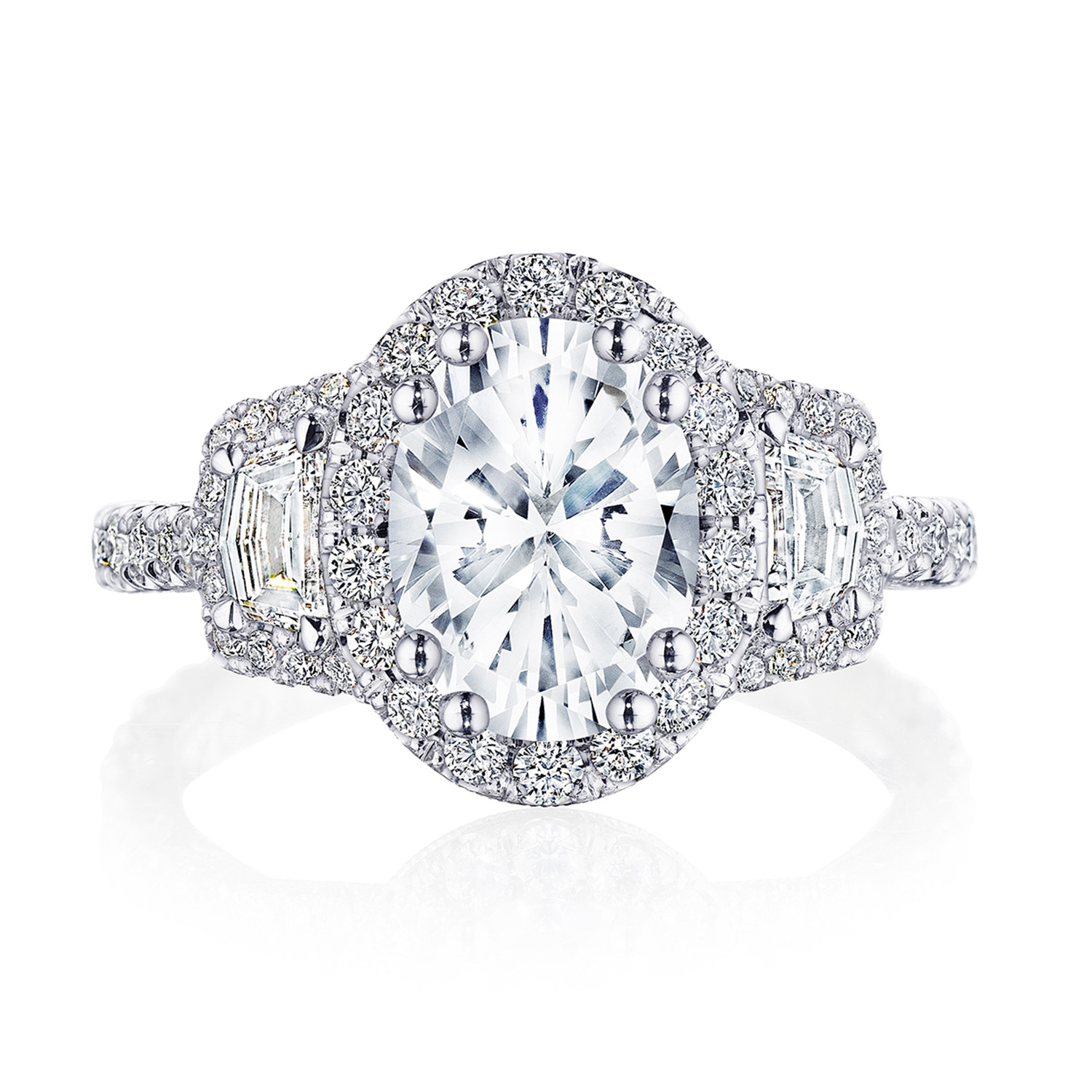 TACORI Petite Crescent, RoyalT Engagement Ring HT2677OV95X7 TACORI Petite Crescent, RoyalT Engagement Ring HT2677OV95X7