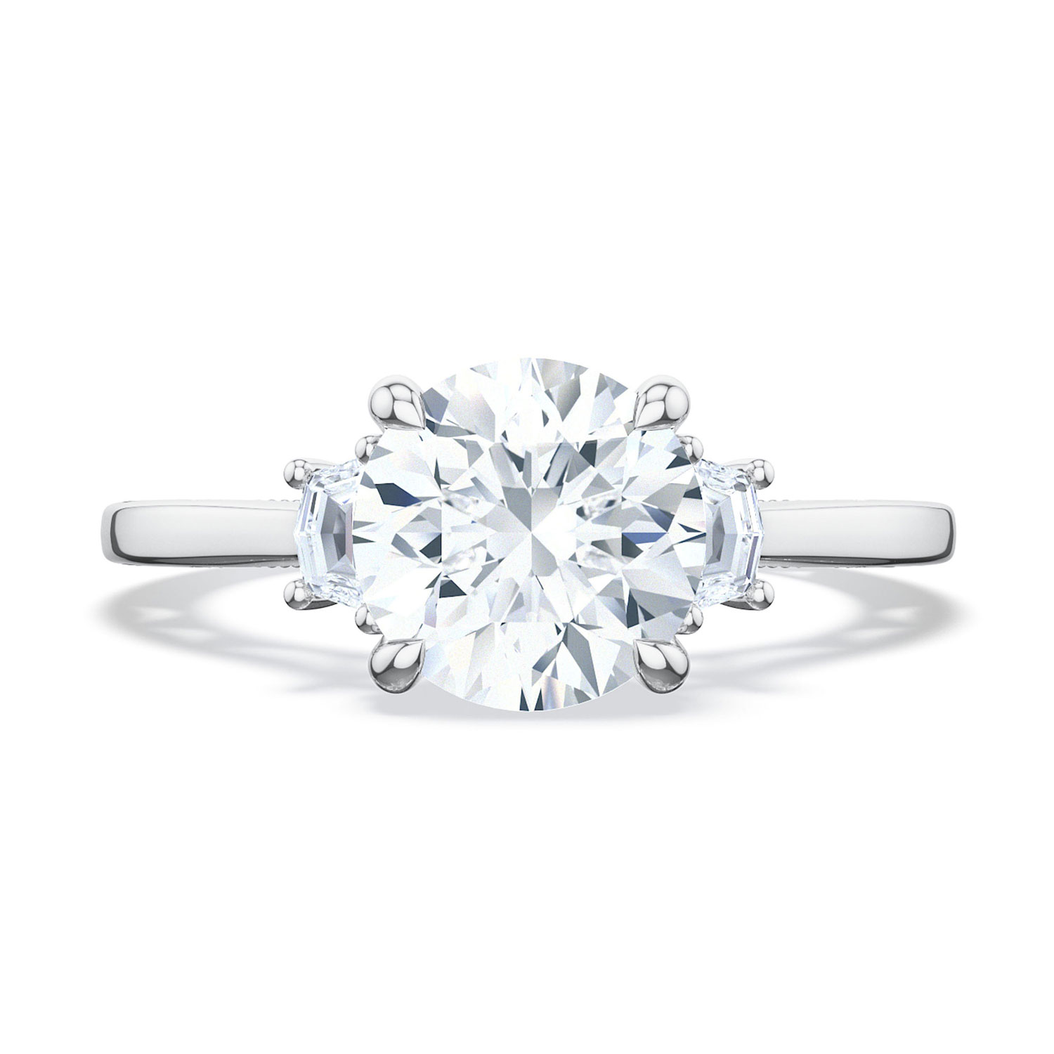 TACORI Lunetta Crescent Engagement Ring 272217RD65