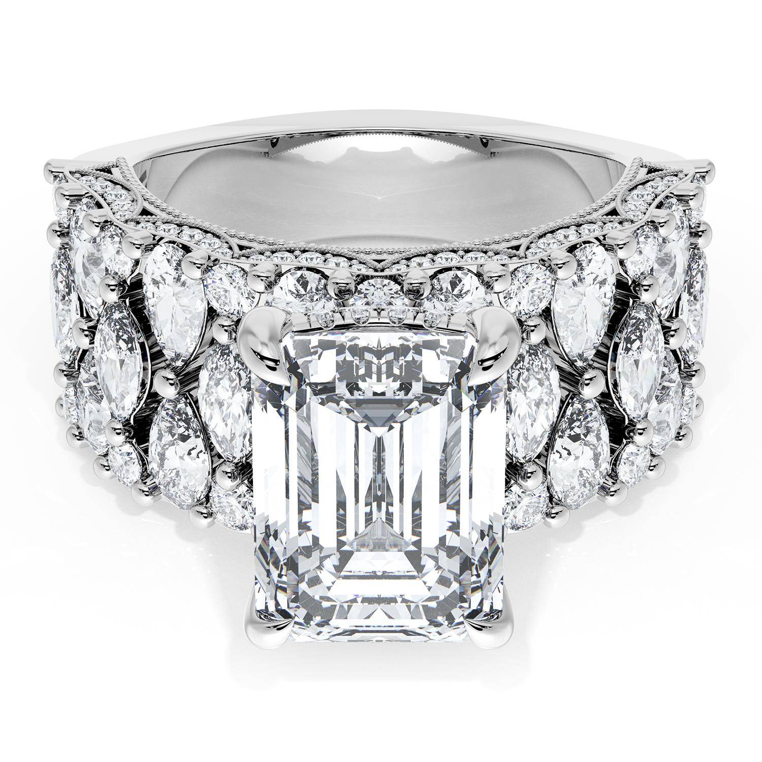 TACORI Classic Crescent,  RoyalT Engagement Ring 21EC11X812W