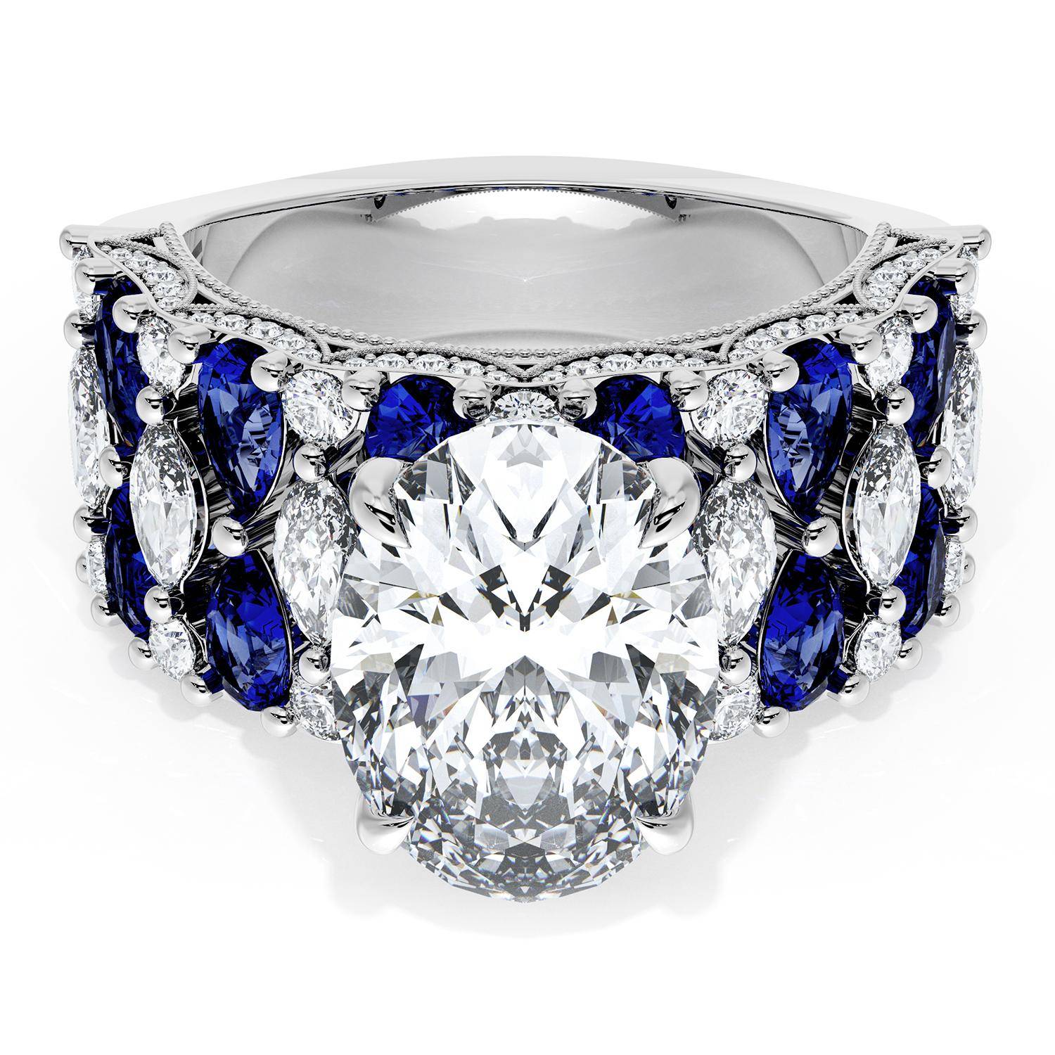TACORI Classic Crescent, RoyalT Engagement Ring 21OV125X9BS212 TACORI Classic Crescent, RoyalT Engagement Ring 21OV125X9BS212