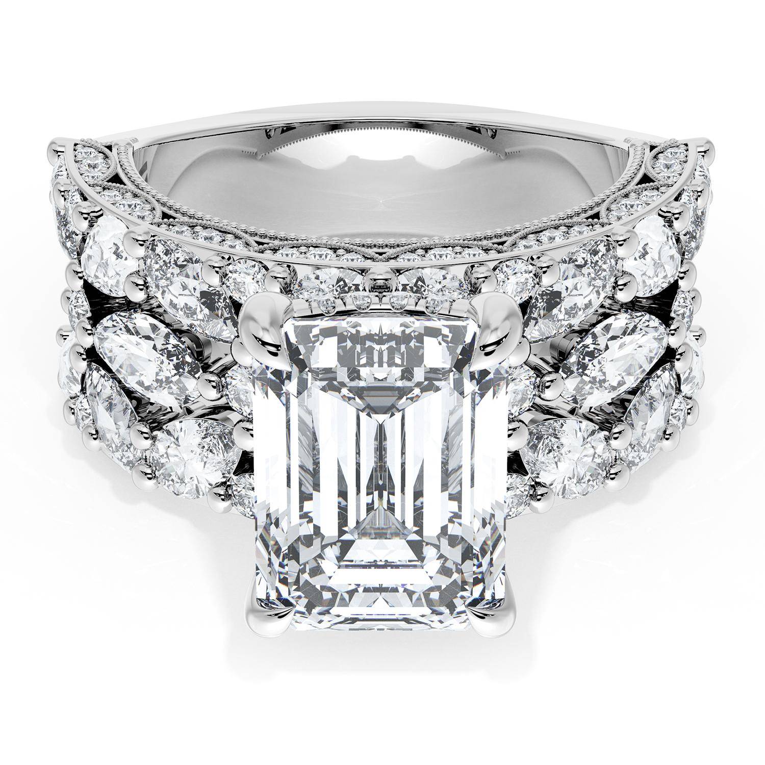 TACORI Classic Crescent,  RoyalT Engagement Ring 22EC11X812W