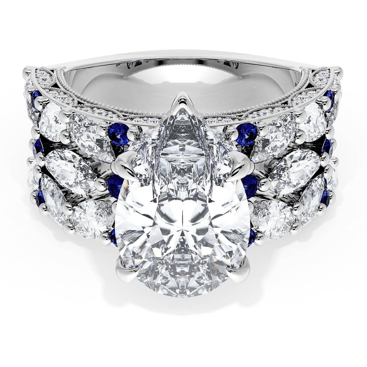 TACORI Classic Crescent, RoyalT Engagement Ring 22PS14X9BS112W TACORI Classic Crescent, RoyalT Engagement Ring 22PS14X9BS112W