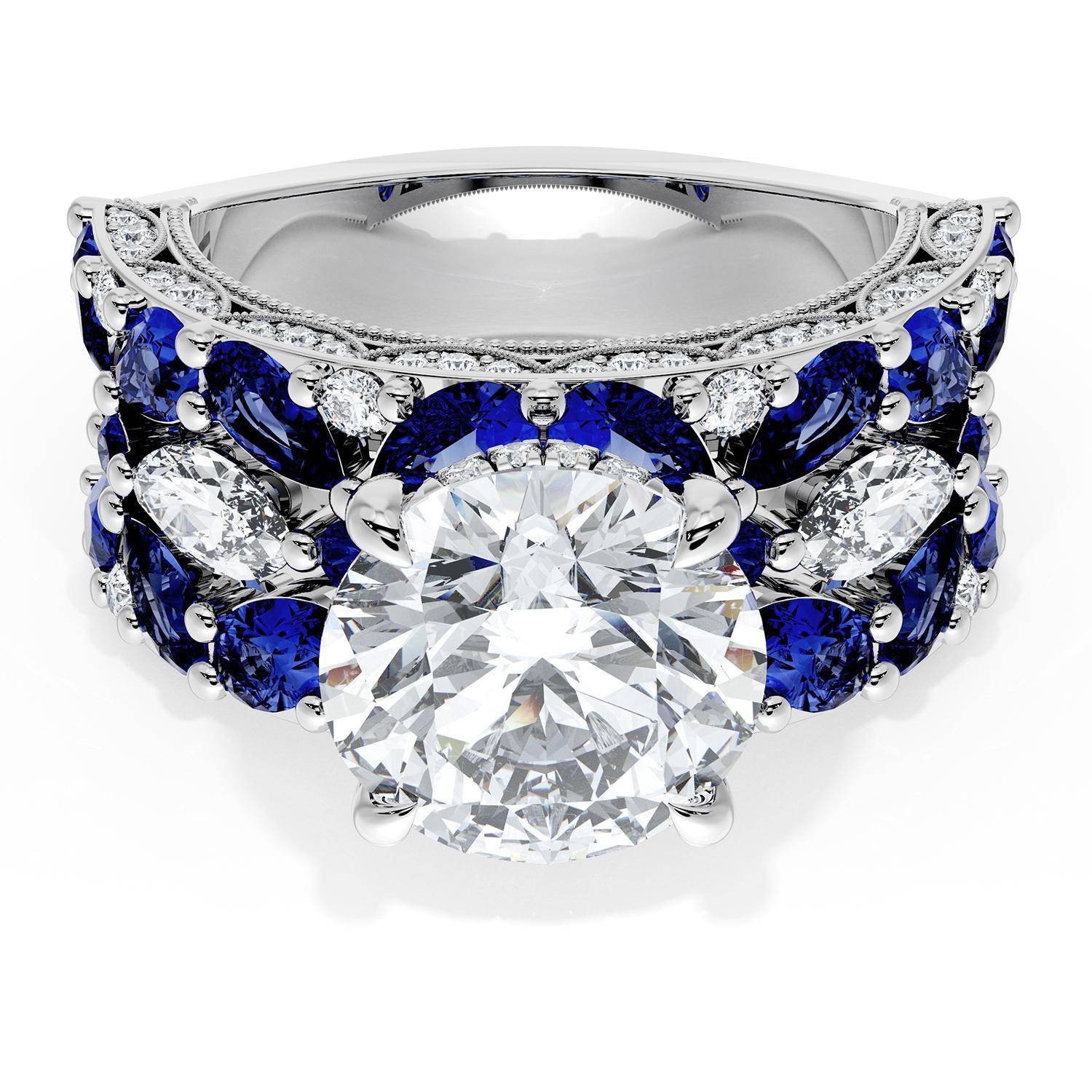 TACORI Classic Crescent, RoyalT Engagement Ring 22RD10BS212W TACORI Classic Crescent, RoyalT Engagement Ring 22RD10BS212W