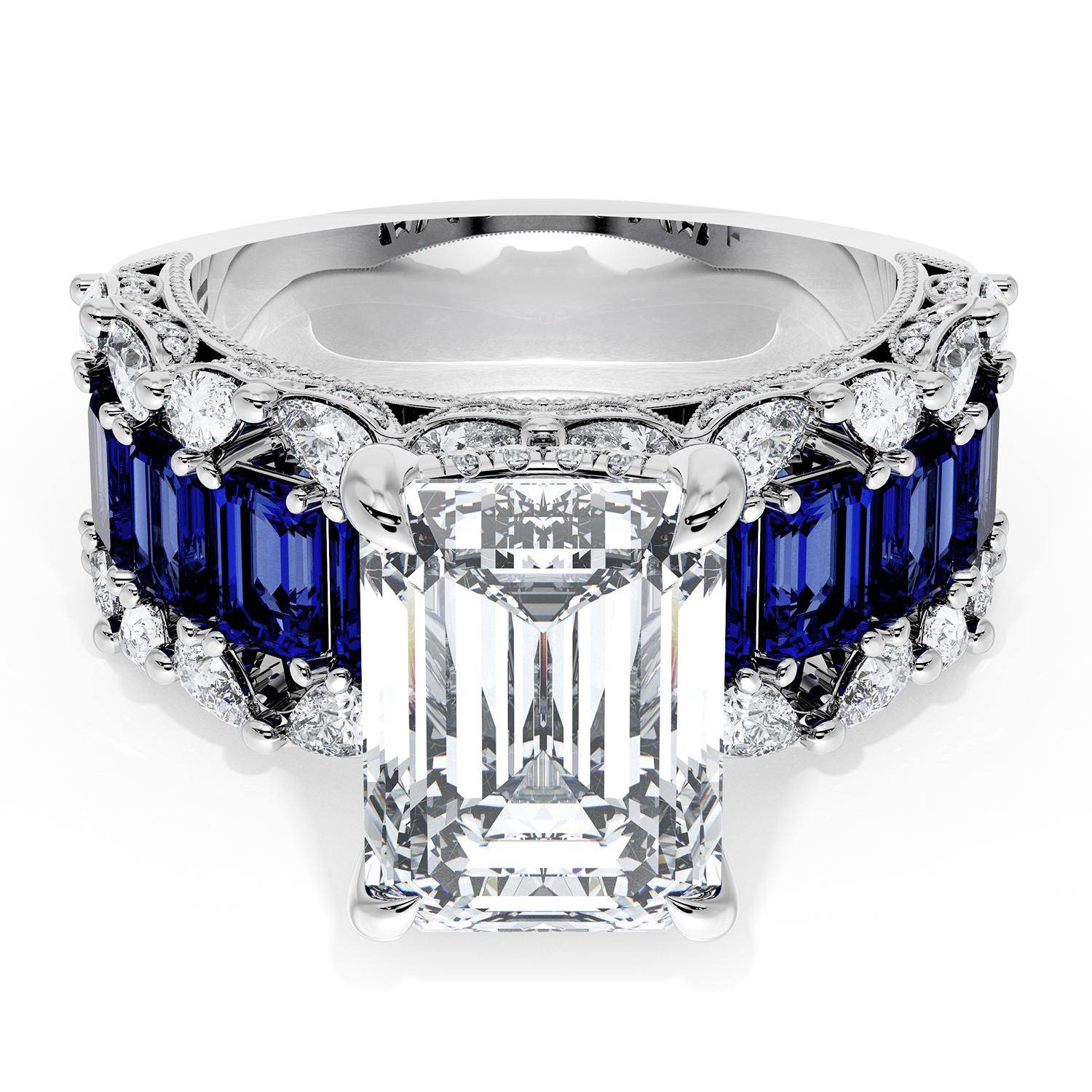 TACORI Classic Crescent,  RoyalT Engagement Ring 23EC11X8BS212W