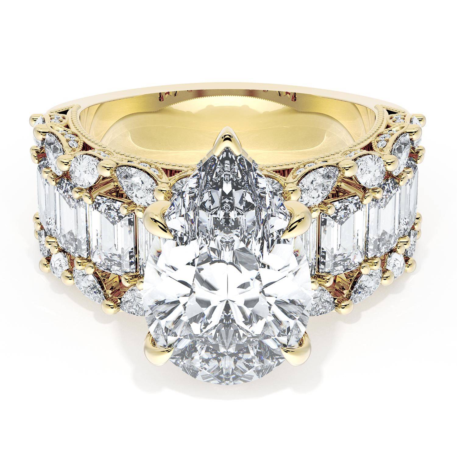 TACORI Classic Crescent,  RoyalT Engagement Ring 23PS14X912Y