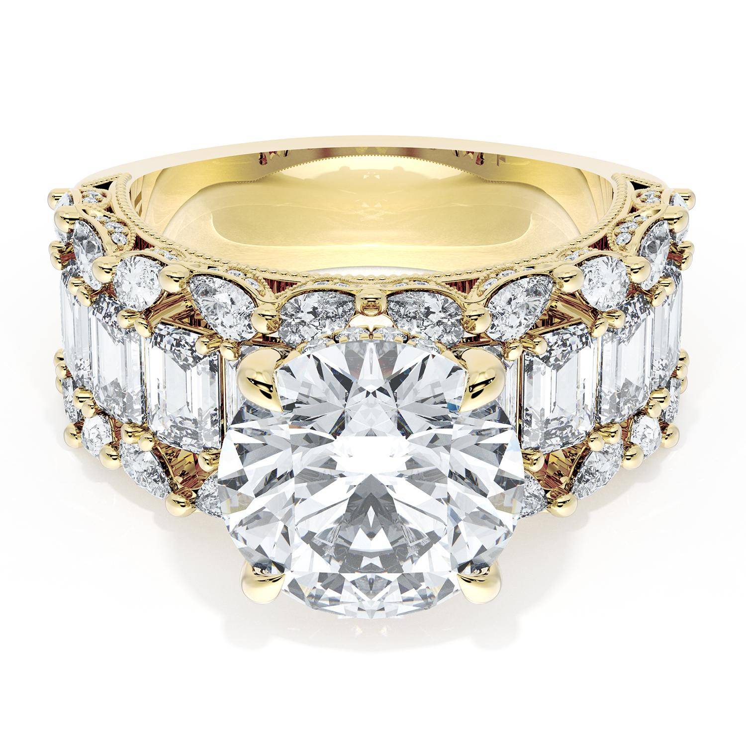 TACORI Classic Crescent, RoyalT Engagement Ring 23RD1012Y TACORI Classic Crescent, RoyalT Engagement Ring 23RD1012Y
