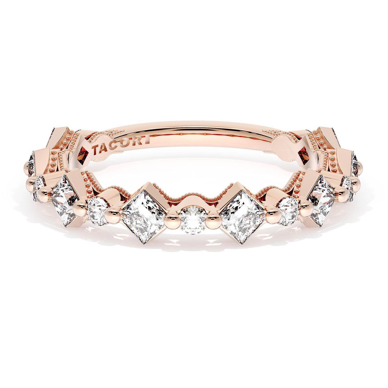 TACORI Sculpted Crescent Wedding Wedding Band 27294B34PK TACORI Sculpted Crescent Wedding Wedding Band 27294B34PK