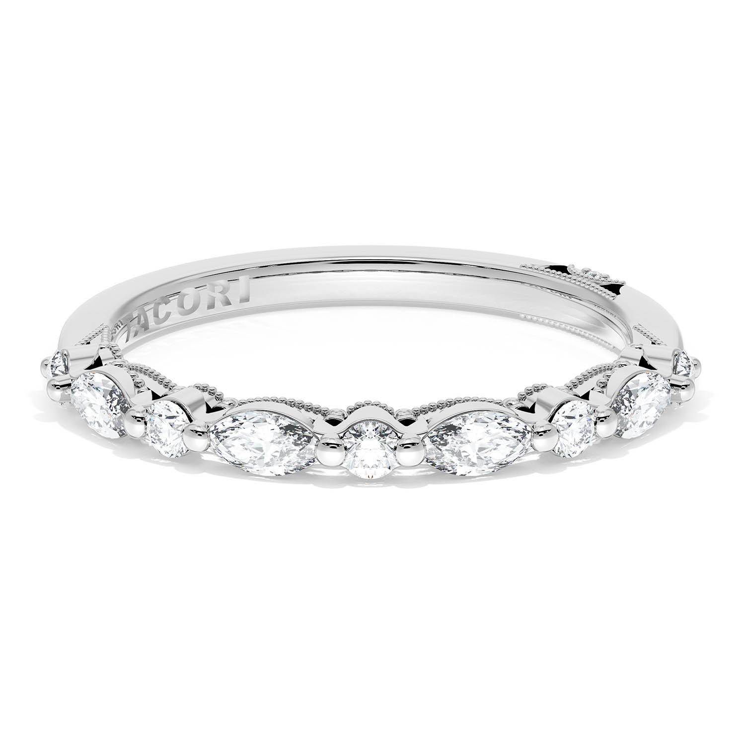 TACORI Sculpted Crescent Wedding Wedding Band 272822B12PL TACORI Sculpted Crescent Wedding Wedding Band 272822B12PL
