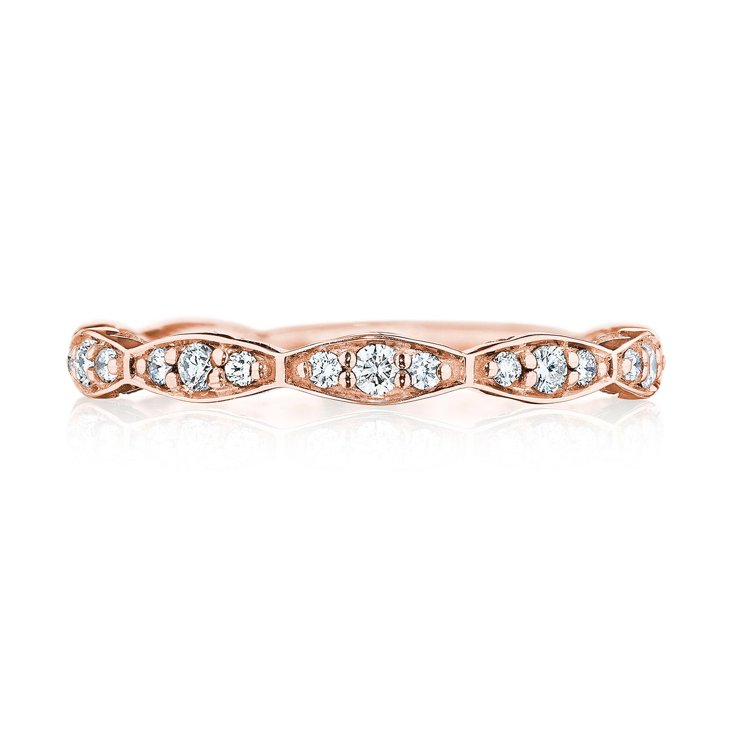 TACORI Sculpted Crescent Wedding Wedding Band 46-234PK TACORI Sculpted Crescent Wedding Wedding Band 46-234PK