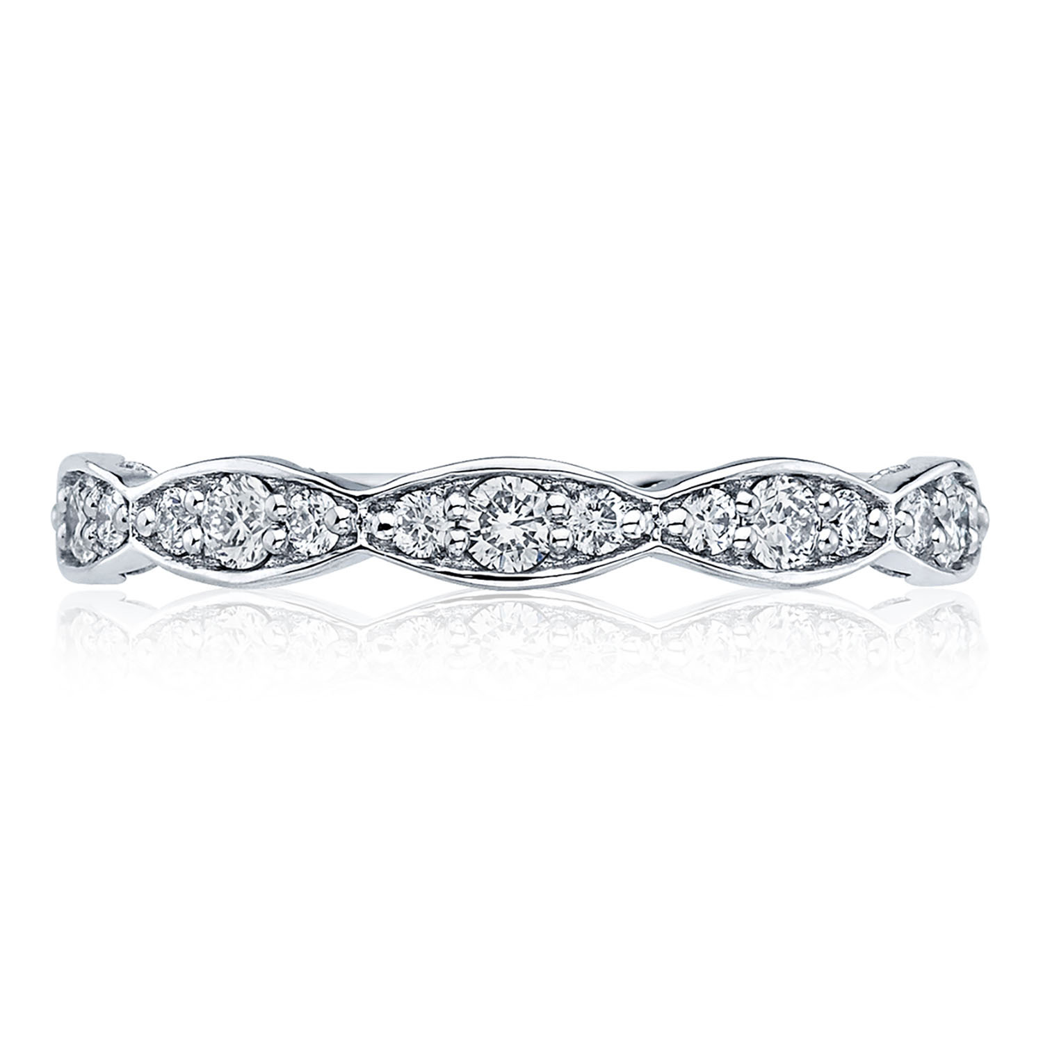 TACORI Sculpted Crescent Wedding Wedding Band 46-25 TACORI Sculpted Crescent Wedding Wedding Band 46-25