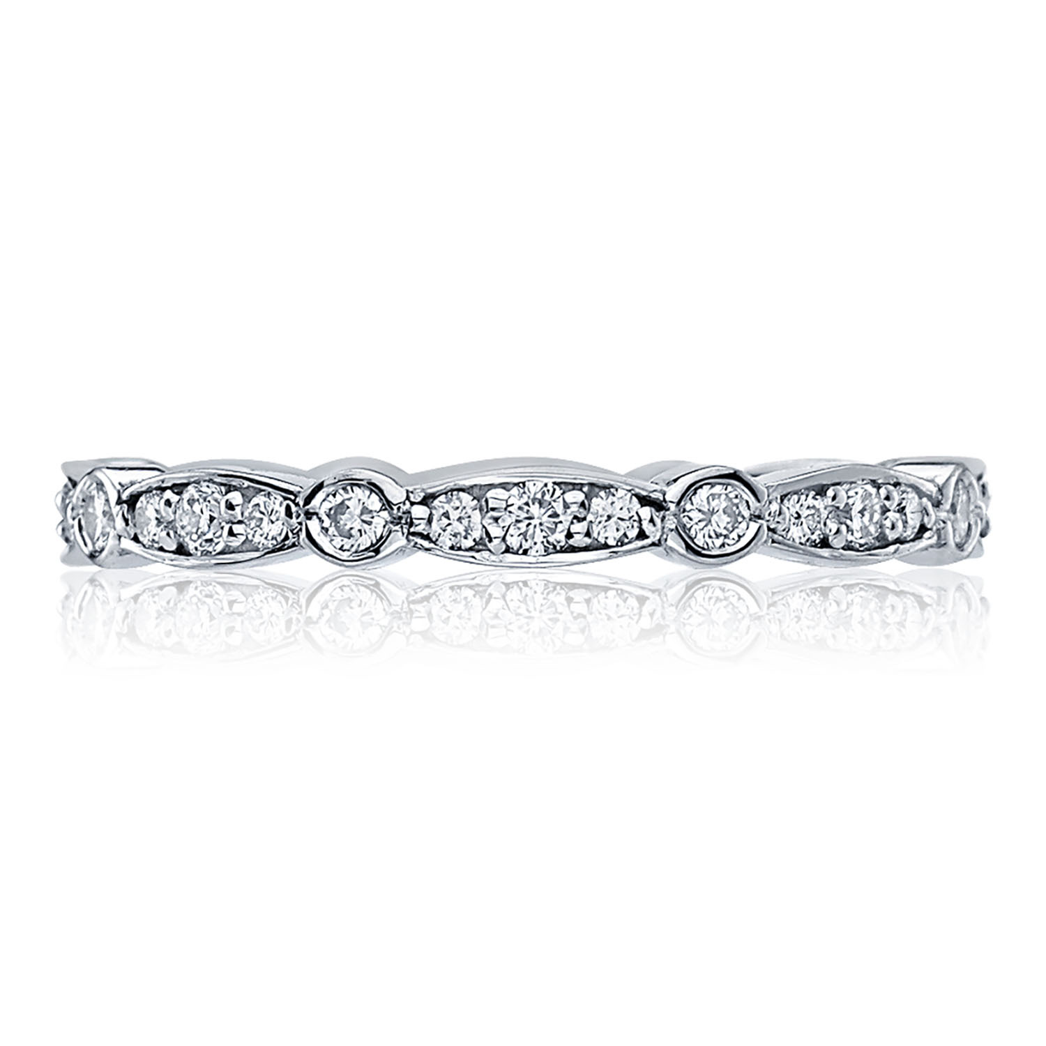 TACORI Sculpted Crescent Wedding Wedding Band 47-2
