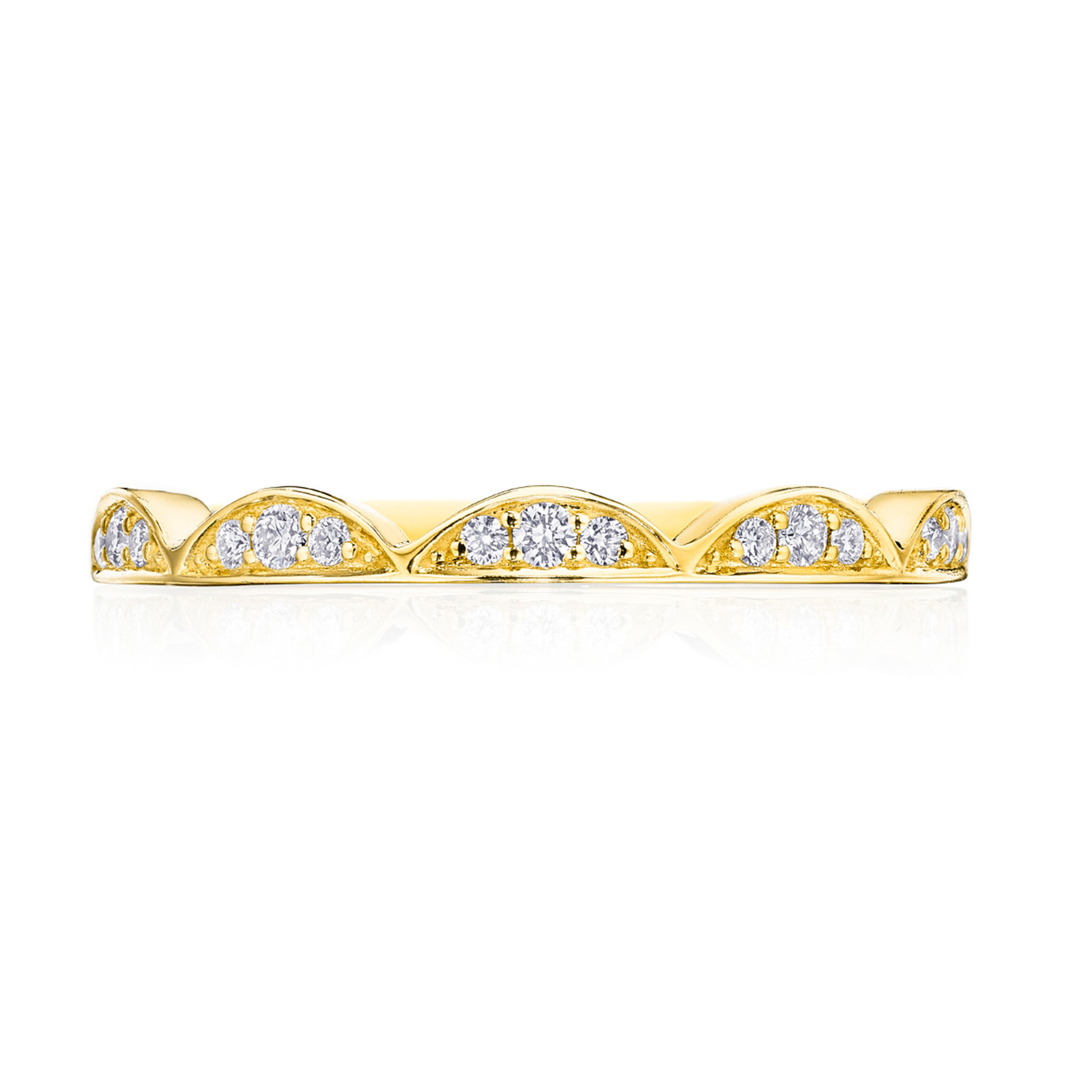 TACORI Sculpted Crescent Wedding Wedding Band 2675B12Y TACORI Sculpted Crescent Wedding Wedding Band 2675B12Y