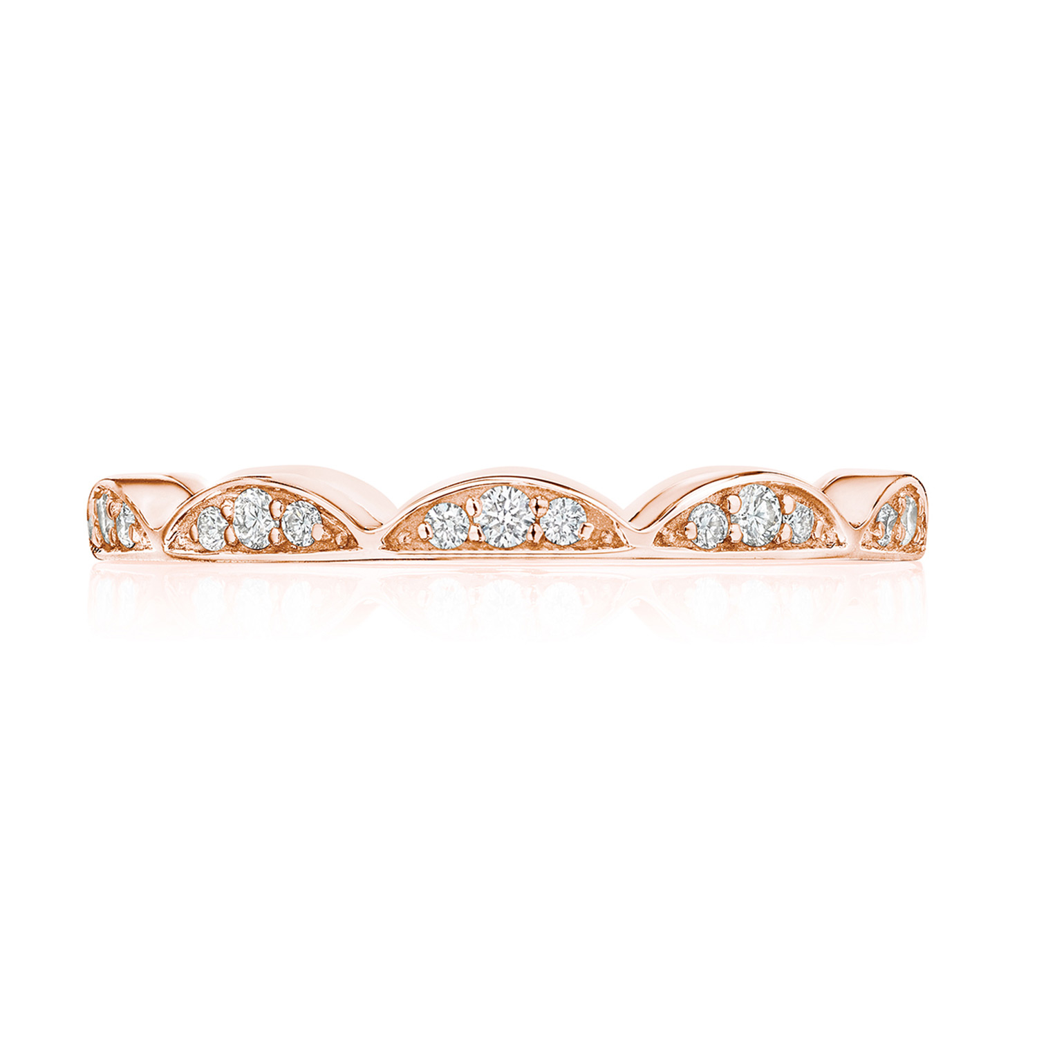 TACORI Sculpted Crescent Wedding Wedding Band 2675BETPK TACORI Sculpted Crescent Wedding Wedding Band 2675BETPK