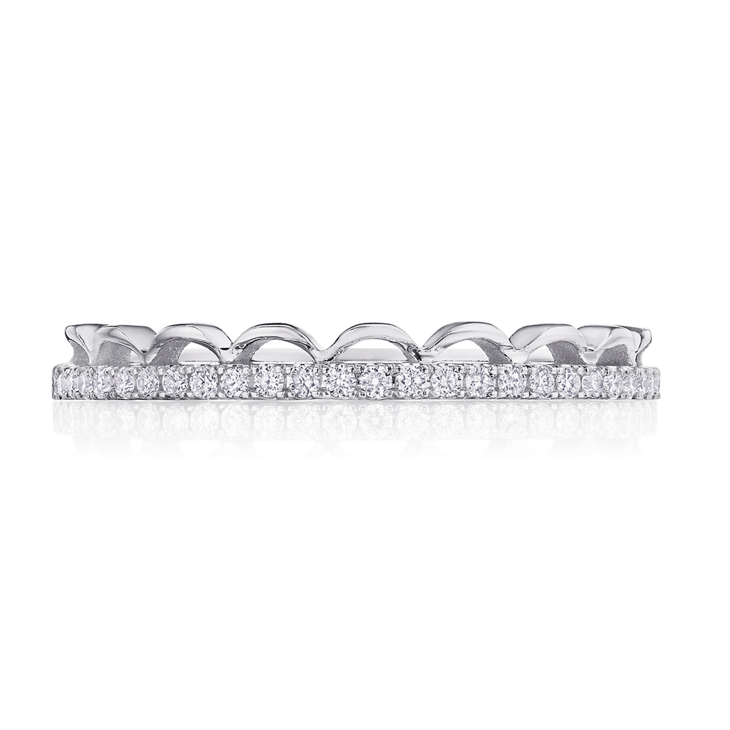 TACORI Sculpted Crescent Wedding Wedding Band 2674B12W TACORI Sculpted Crescent Wedding Wedding Band 2674B12W