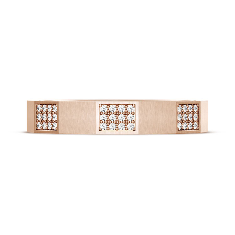 TACORI TACORI Couple Wedding Band 1514RDSLG TACORI TACORI Couple Wedding Band 1514RDSLG