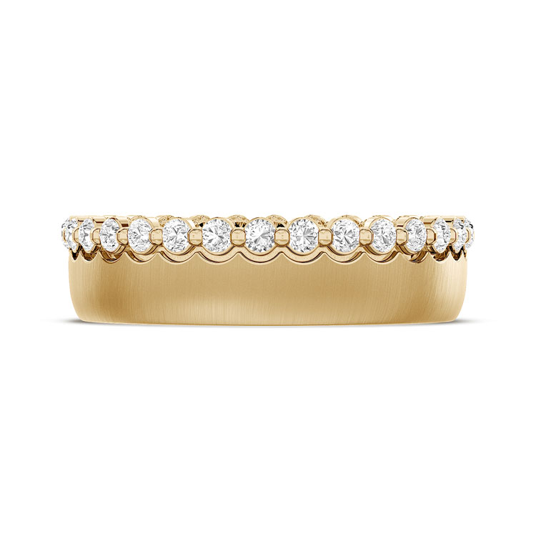 TACORI TACORI Couple Wedding Band 1536YDSLG TACORI TACORI Couple Wedding Band 1536YDSLG