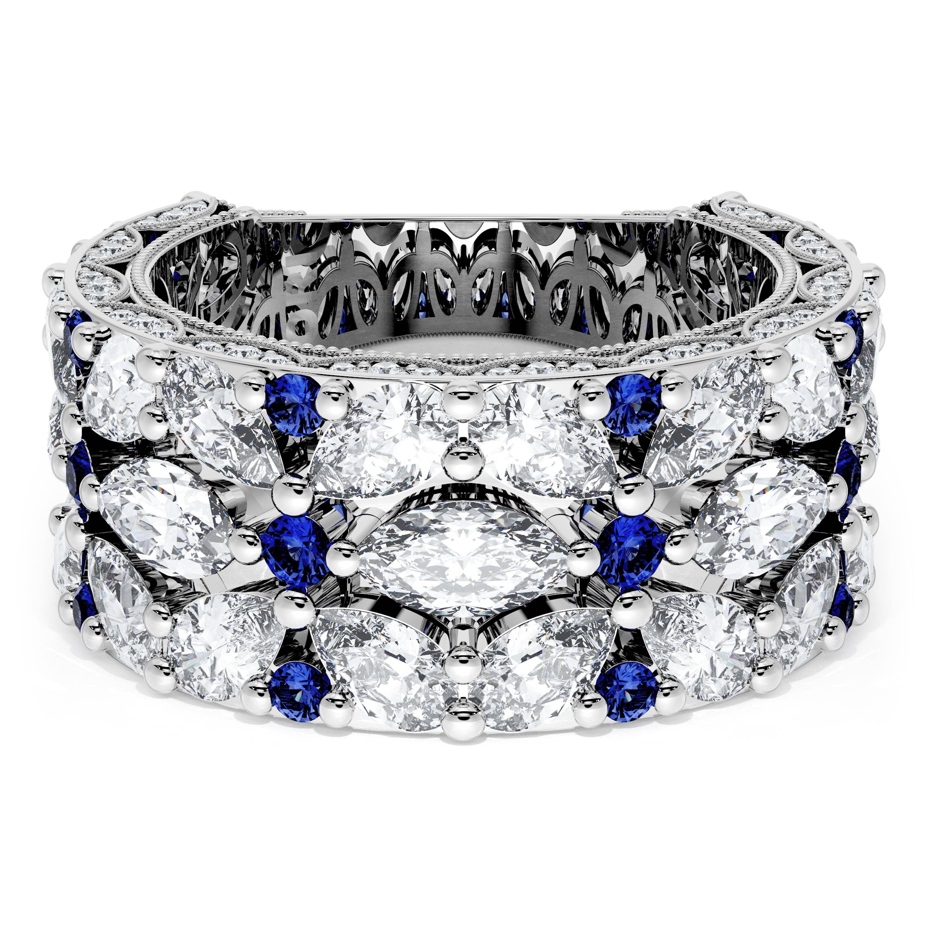 TACORI Classic Crescent Wedding, RoyalT Wedding Wedding Band HT269475BS134W TACORI Classic Crescent Wedding, RoyalT Wedding Wedding Band HT269475BS134W